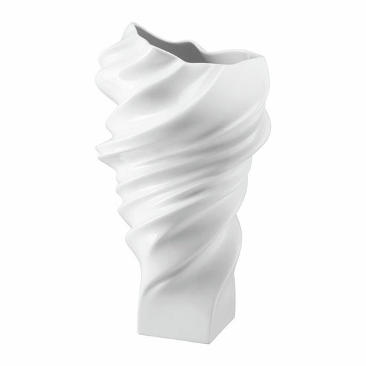 Rosenthal Vase Squall, Dekovase, Porzellan, Weiß, 32 cm, 14463-800001-26032