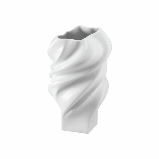 Rosenthal Vase Squall, Dekovase, Porzellan, Weiß, 23 cm, 14463-800001-26023