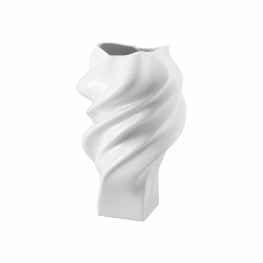 Rosenthal Vase Squall, Dekovase, Porzellan, Weiß, 23 cm, 14463-800001-26023