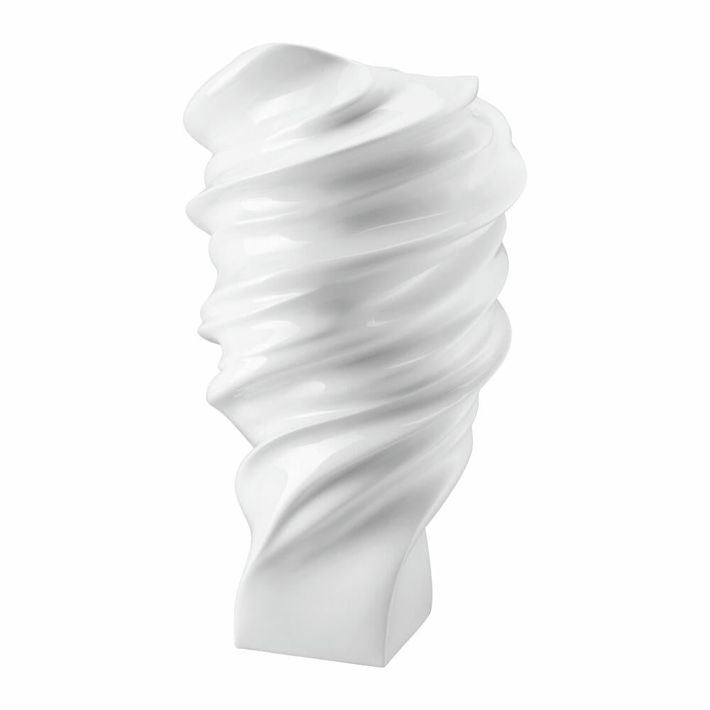 Rosenthal Vase Squall, Dekovase, Porzellan, Weiß, 40 cm, 14463-800001-26040