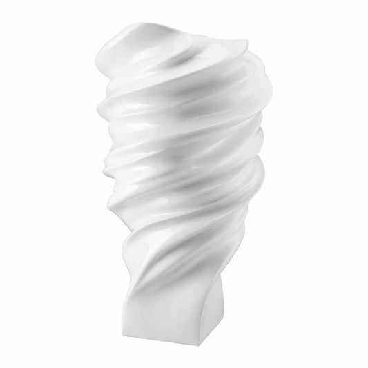 Rosenthal Vase Squall, Dekovase, Porzellan, Weiß, 40 cm, 14463-800001-26040