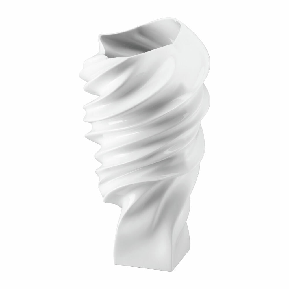 Rosenthal Vase Squall, Dekovase, Porzellan, Weiß, 40 cm, 14463-800001-26040