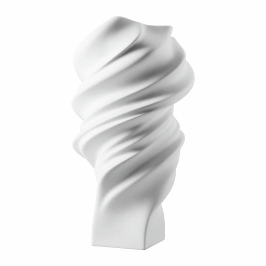 Rosenthal Vase Squall Matt, Dekovase, Porzellan, Weiß, 32 cm, 14463-100102-26032