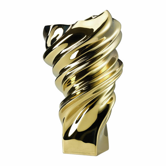 Rosenthal Vase Squall Gold, Dekovase, Porzellan, Gold, 32 cm, 14463-426157-26032