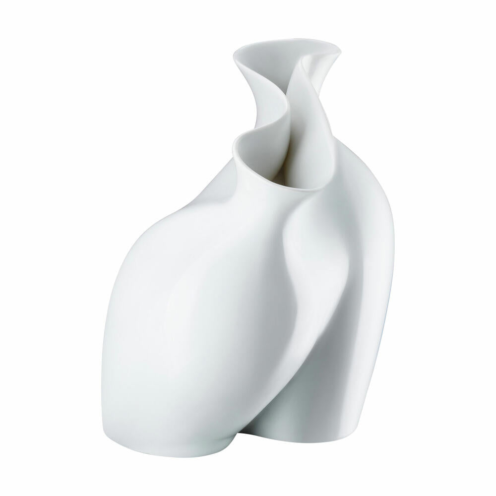 Rosenthal Vase La Chute, Dekovase, Porzellan, Weiß, 26 cm, 14484-800001-26026