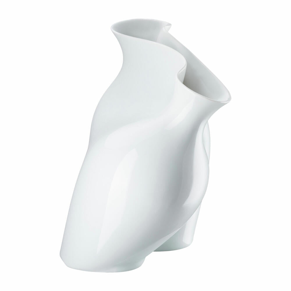 Rosenthal Vase La Chute, Dekovase, Porzellan, Weiß, 26 cm, 14484-800001-26026