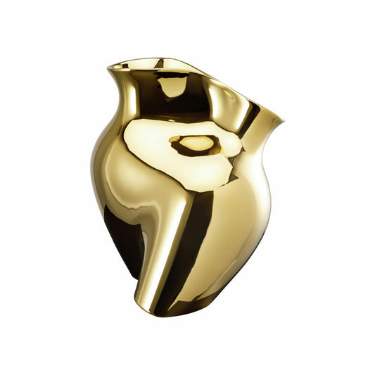 Rosenthal Vase La Chute Gold, Dekovase, Porzellan, Gold, 26 cm, 14484-426157-26026