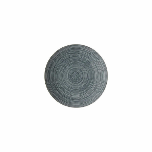 Rosenthal Brotteller TAC Gropius Stripes 2.0 matt, Porzellan, Grau, 16 cm, 11280-403264-10216