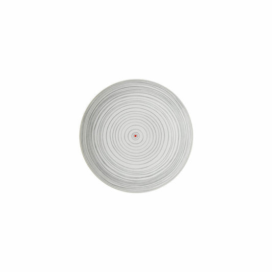 Rosenthal Brotteller TAC Gropius Stripes 2.0, Porzellan, Grau, 16 cm, 11280-403261-10216