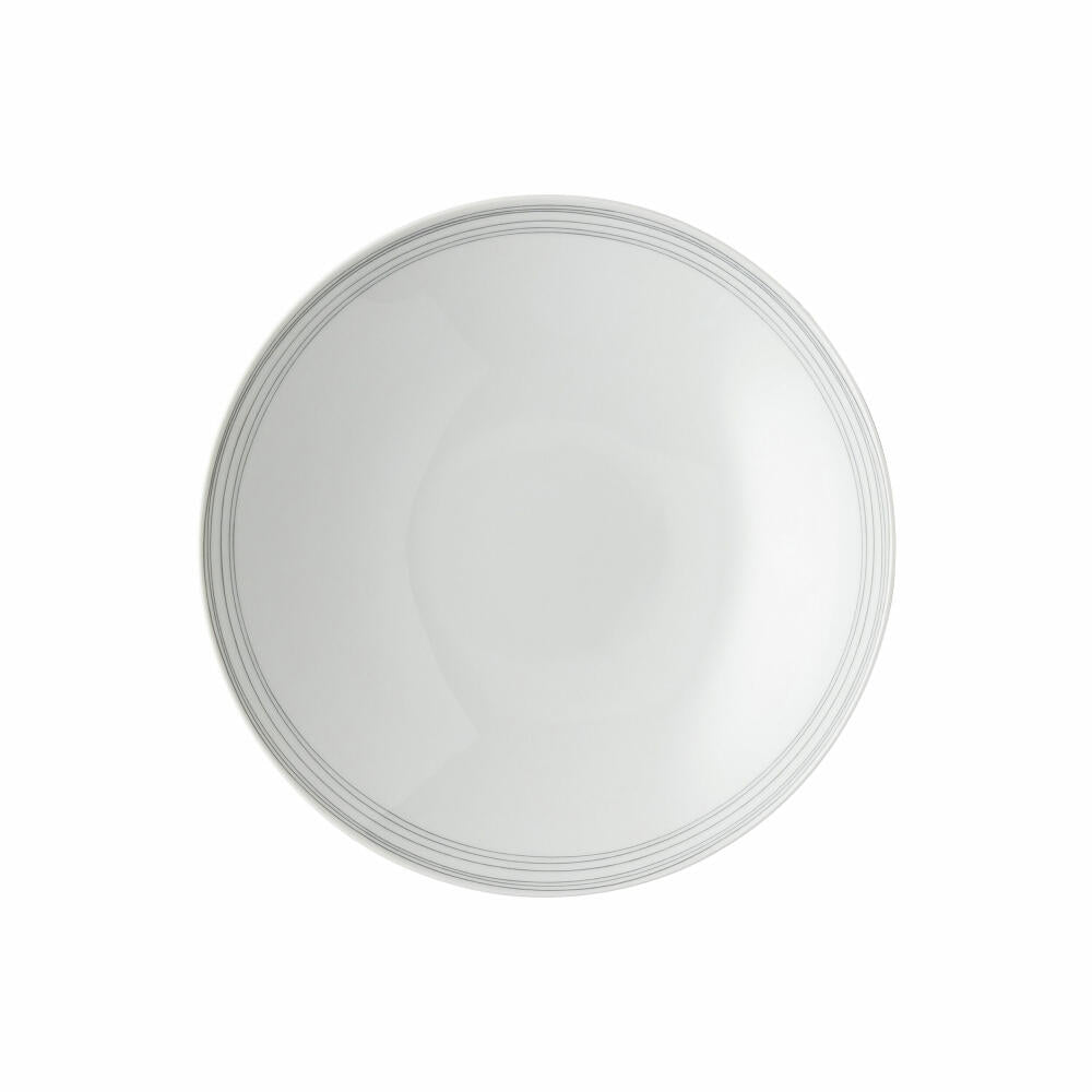 Rosenthal Suppenteller TAC Gropius, Porzellan, Grau, 24 cm, 11280-403261-10324