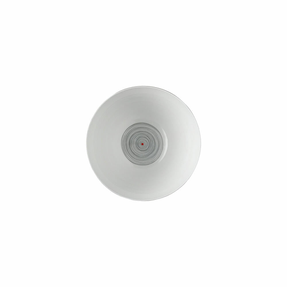 Rosenthal Multifunktionsschale TAC Gropius Stripes 2.0, Porzellan, Grau, 14.2 cm, 11280-403261-15394
