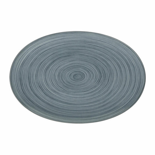 Rosenthal Servierplatte TAC Gropius Stripes 2.0 matt, Porzellan, Grau, 34 cm, 11280-403264-12734