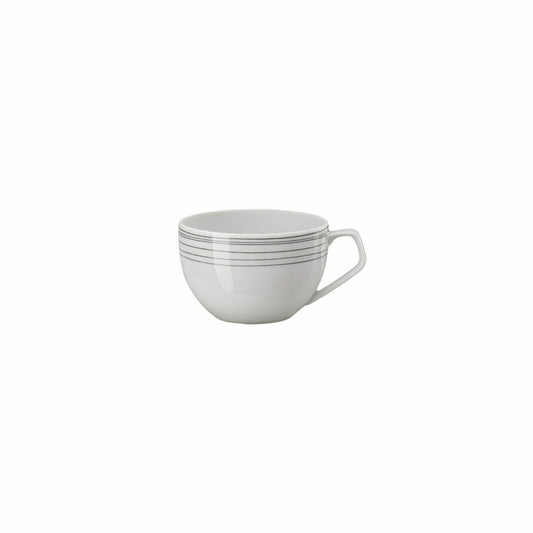 Rosenthal Espresso-Obertasse TAC Gropius Stripes 2.0, Porzellan, Grau, 120 ml, 11280-403261-14717