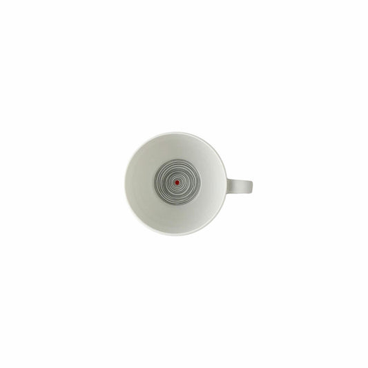 Rosenthal Espresso-Obertasse TAC Gropius Stripes 2.0, Porzellan, Grau, 120 ml, 11280-403261-14717