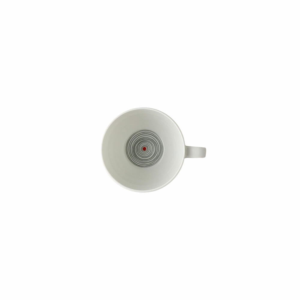 Rosenthal Espresso-Obertasse TAC Gropius Stripes 2.0, Porzellan, Grau, 120 ml, 11280-403261-14717