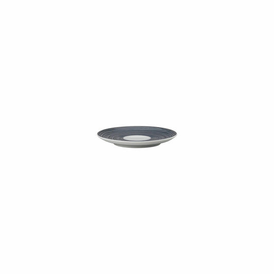 Rosenthal Espresso-Untertasse TAC Gropius Stripes 2.0 matt, Porzellan, Grau, 11 cm, 11280-403264-14716