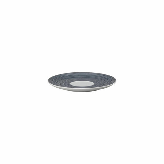 Rosenthal Tee-Untertasse TAC Gropius Stripes 2.0 matt, Porzellan, Grau, 15.7 cm, 11280-403264-14641