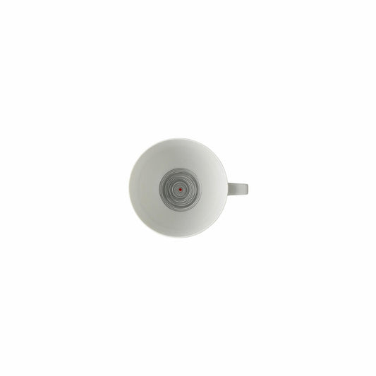 Rosenthal Kombi-Obertasse TAC Gropius Stripes 2.0, Porzellan, Grau, 300 ml, 11280-403261-14772
