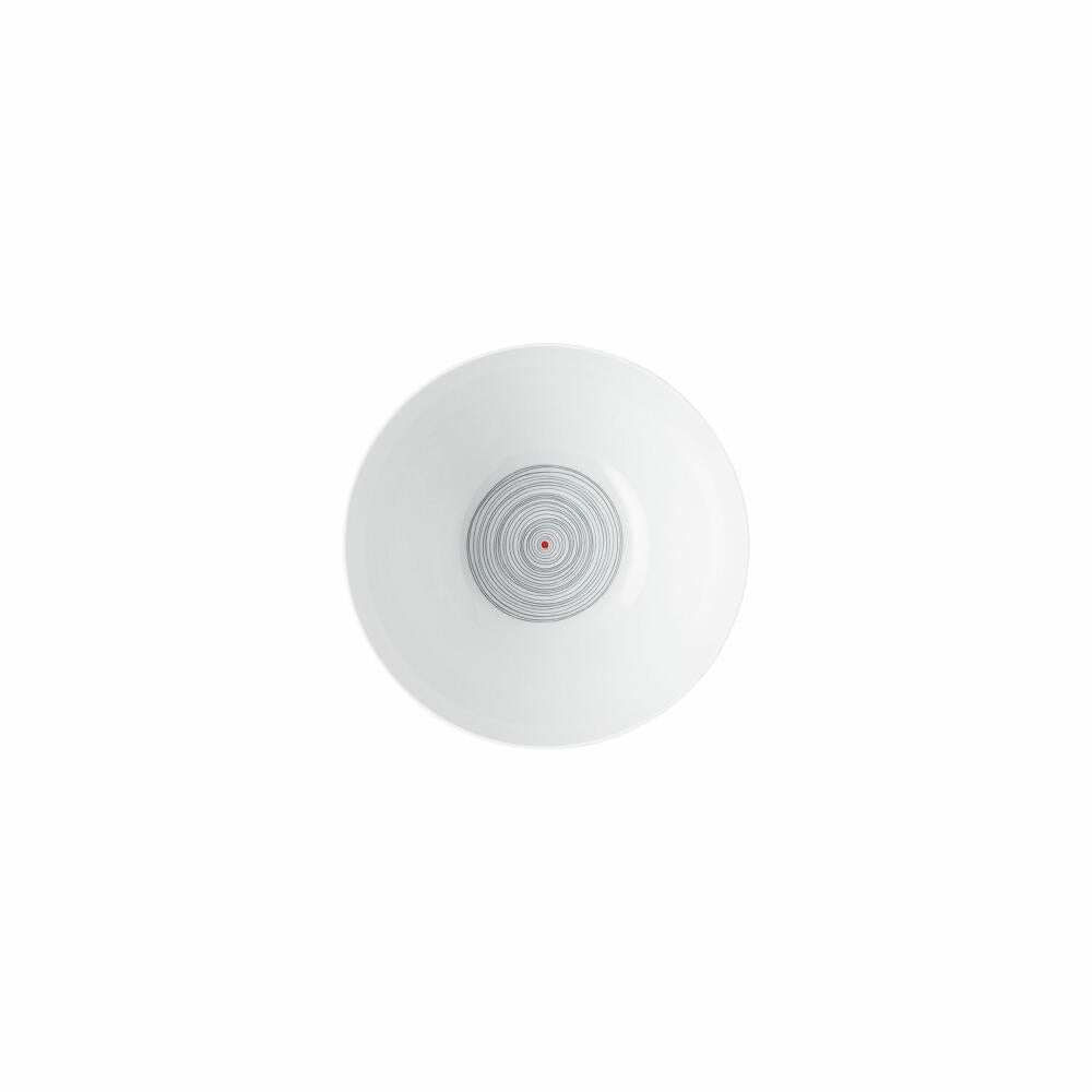 Rosenthal Bowl TAC Gropius Stripes 2.0, Schale, Porzellan, Grau, 14 cm, 11280-403261-10563