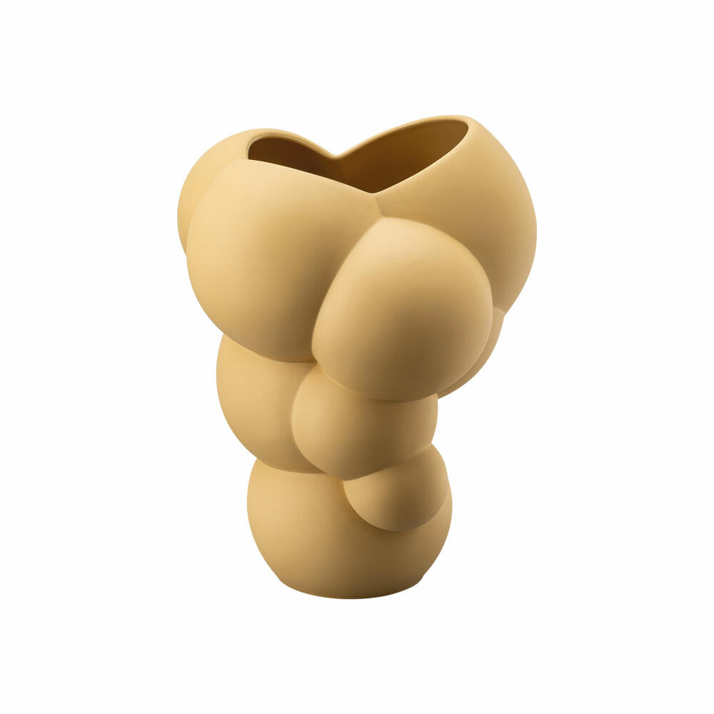 Rosenthal Vase Skum Fossil, Dekovase, Porzellan, Gelb, 26 cm, 14621-426324-26026
