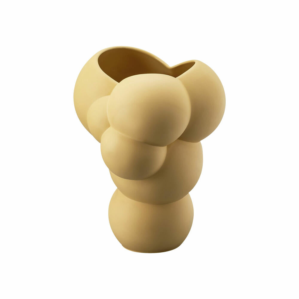 Rosenthal Vase Skum Fossil, Dekovase, Porzellan, Gelb, 26 cm, 14621-426324-26026