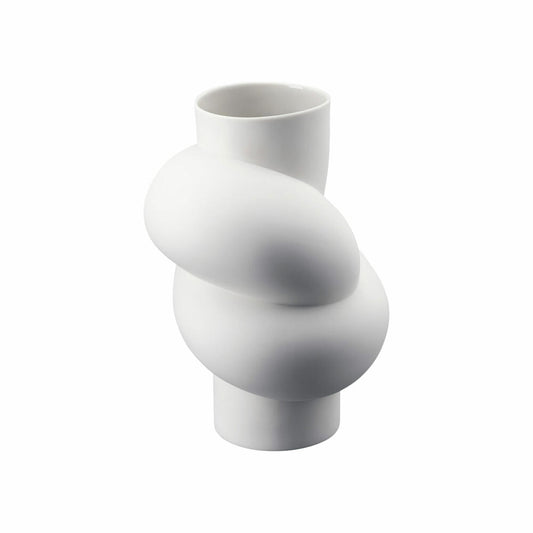 Rosenthal Vase White, Dekovase, Porzellan, Weiß, 25 cm, 14628-100102-26025