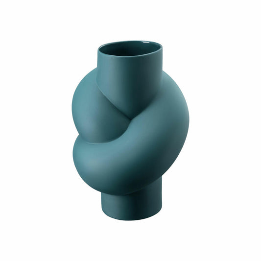 Rosenthal Vase Abyss, Dekovase, Porzellan, Petrol, 25 cm, 14628-426328-26025