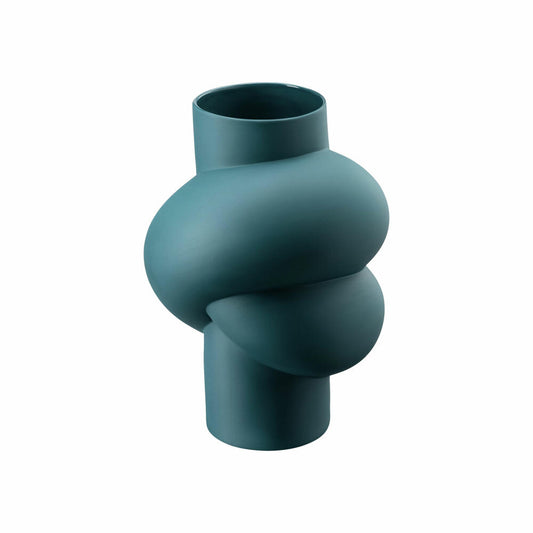 Rosenthal Vase Abyss, Dekovase, Porzellan, Petrol, 25 cm, 14628-426328-26025