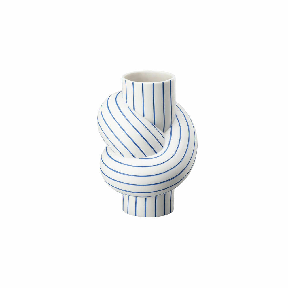Rosenthal Vase Blueberry, Dekovase, Porzellan, Weiß-Blau, 12 cm, 14628-426369-26012