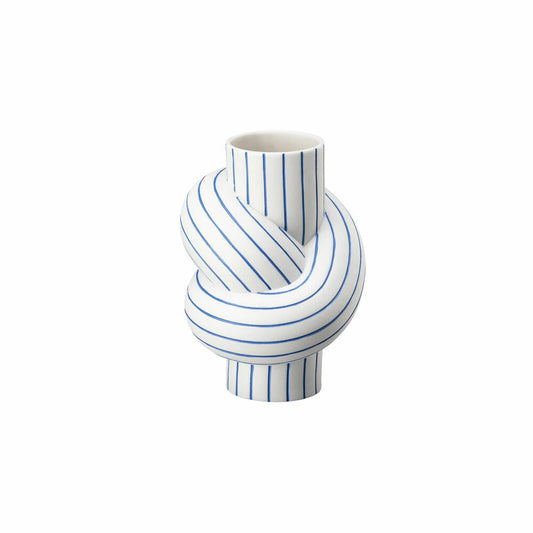 Rosenthal Vase Blueberry, Dekovase, Porzellan, Weiß-Blau, 12 cm, 14628-426369-26012