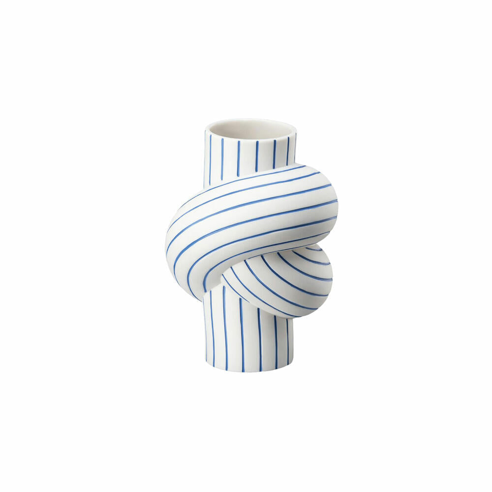 Rosenthal Vase Blueberry, Dekovase, Porzellan, Weiß-Blau, 12 cm, 14628-426369-26012