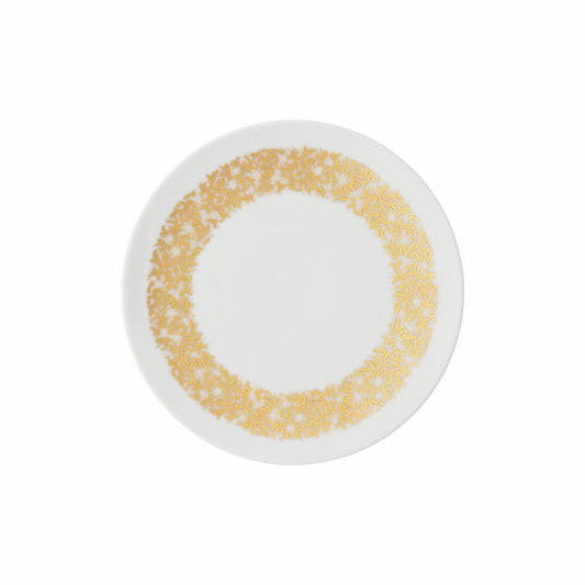 Rosenthal Frühstücksteller TAC Gropius Festive Ornaments, Porzellan, Weiß-Gold, 22 cm, 11280-426372-10222