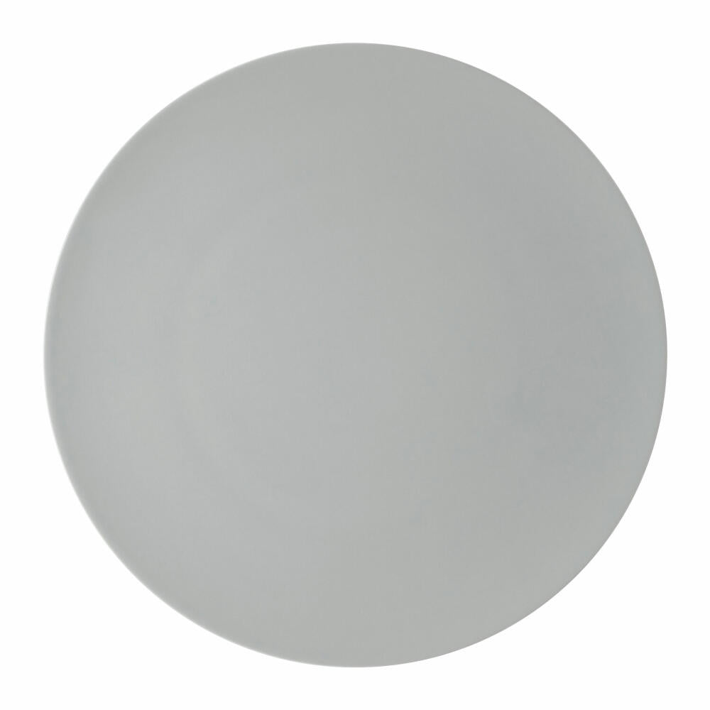 Rosenthal Platzteller TAC Sensual Gentle Grey, Porzellan, Grau, 33 cm, 11280-403272-10263