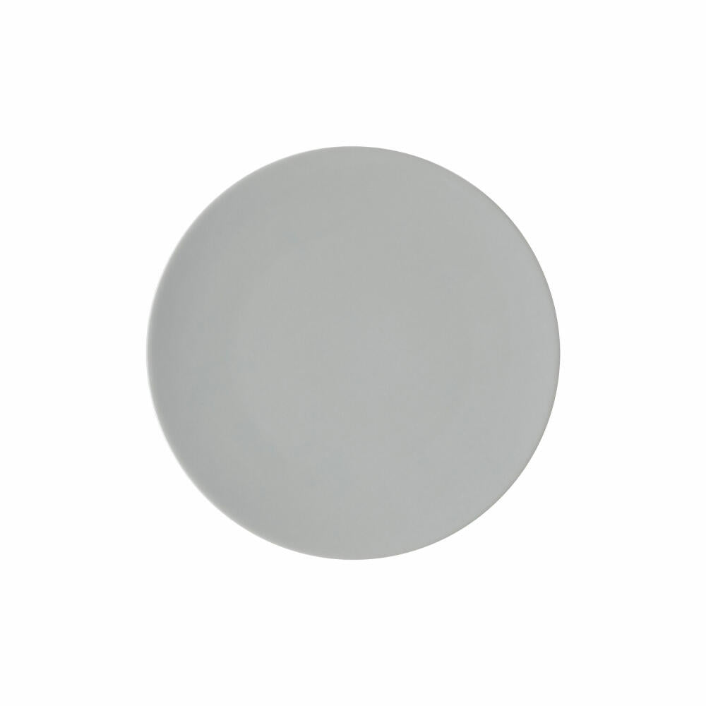 Rosenthal Frühstücksteller TAC Sensual Gentle Grey, Porzellan, Grau, 22 cm, 11280-403272-10222