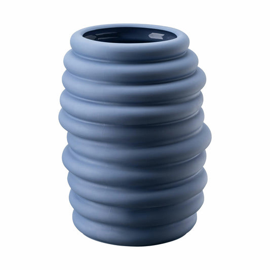 Rosenthal Vase Hop Atlantic, Porzellan, Grau-Blau, 26 cm, 14625-426325-26026