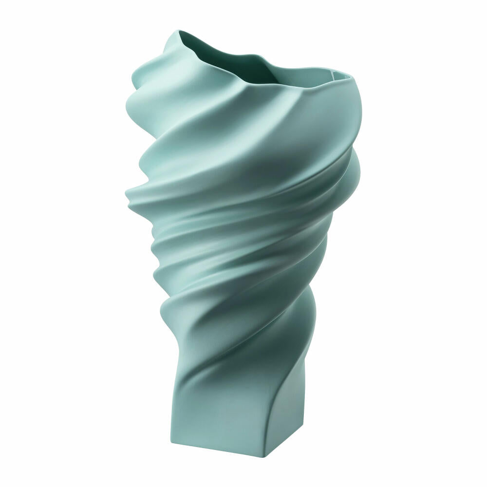 Rosenthal Vase Squall Mint, Dekovase, Porzellan, Grün, 32 cm, 14463-426331-26032