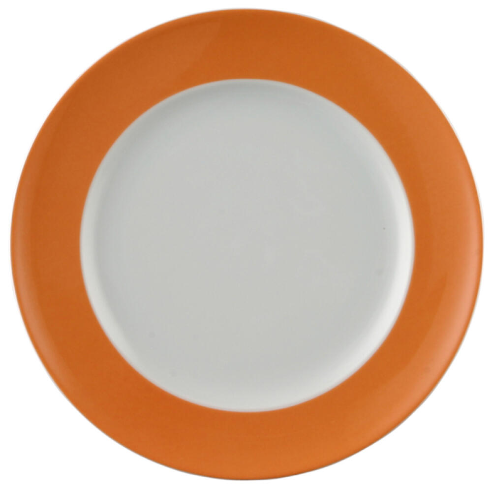 Thomas Sunny Day Frühstücksteller, Kuchenteller, Teller, Porzellan, Orange, Spülmaschinenfest, 22 cm, 10222