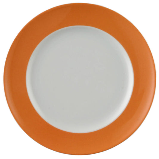 Thomas Sunny Day Frühstücksteller, Kuchenteller, Teller, Porzellan, Orange, Spülmaschinenfest, 22 cm, 10222