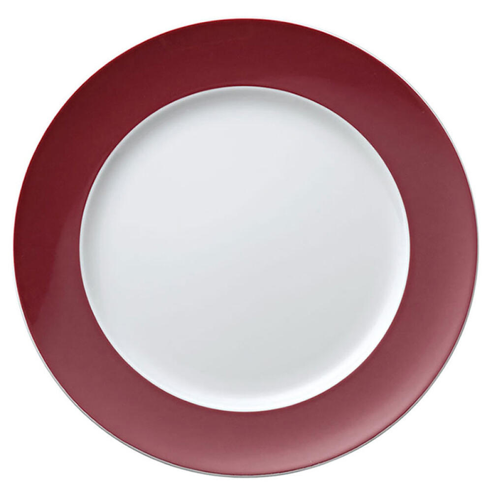 Thomas Sunny Day dinner plate, grill plate, plate, porcelain, fuchsia / red, dishwasher safe, 27 cm, 10227