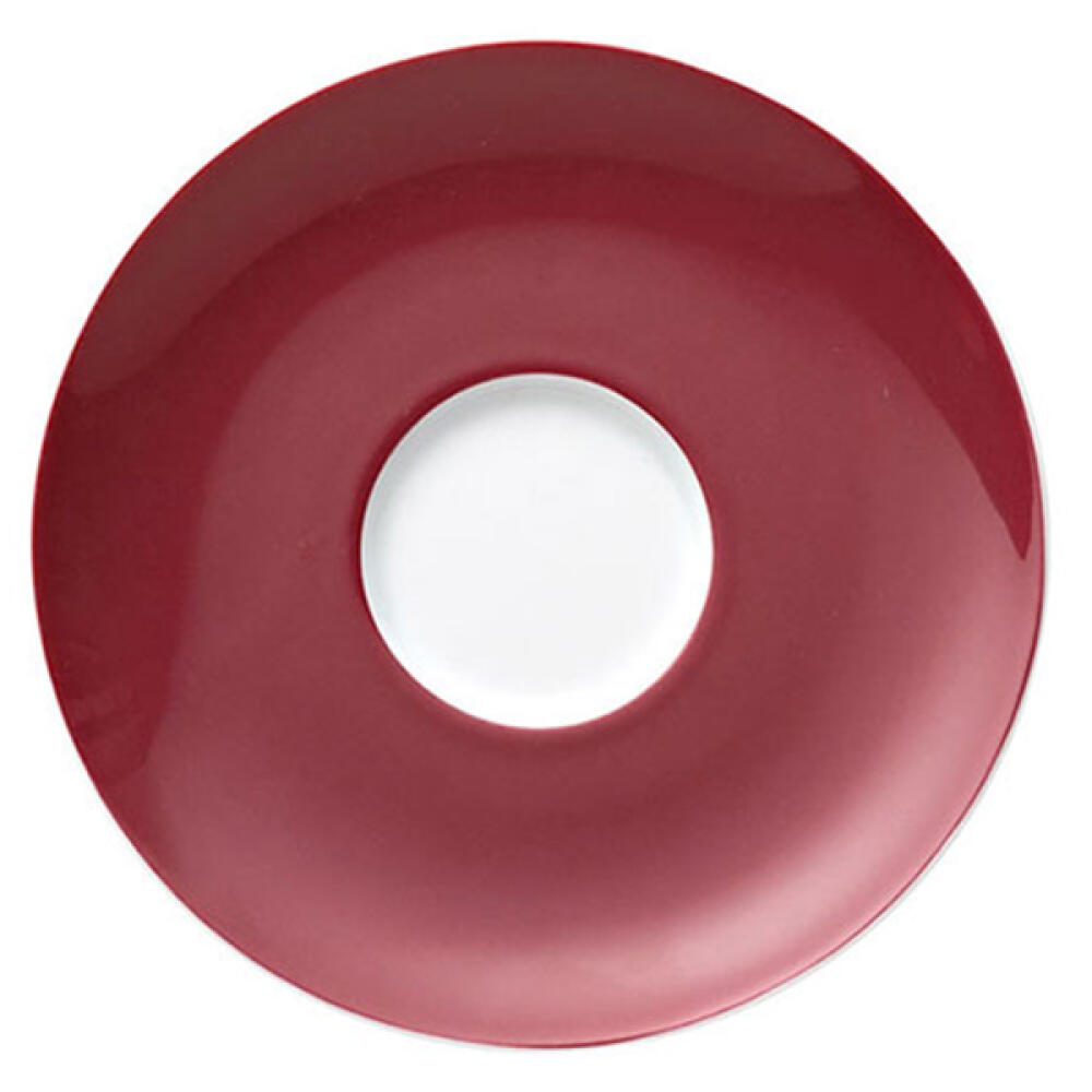 Thomas Sunny Day Untertasse für Kaffeetasse / Teetasse, Porzellan, Fuchsia / Rot, Spülmaschinenfest, 14.5 cm, 14741