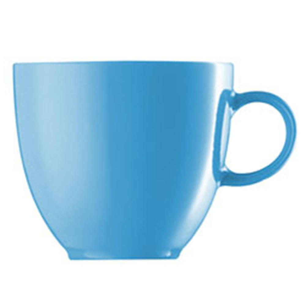 Thomas Sunny Day Espressotasse, Mokkatasse, Porzellan, Waterblue / Blau, Spülmaschinenfest, 80 ml, 14722
