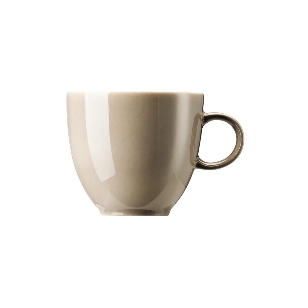 Thomas Sunny Day Espressotasse, Mokkatasse, Porzellan, Greige / Grau Beige, Spülmaschinenfest, 80 ml, 14722