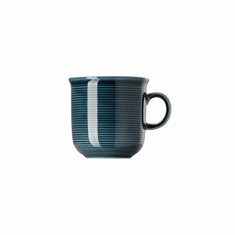 Thomas Trend Colour Becher mit Henkel, Henkeltasse, Porzellan, Night Blue, 280 ml, 11400-401920-15503