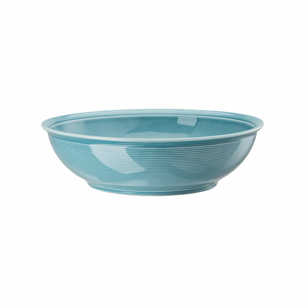 Thomas Trend Colour Schüssel flach, Servierschale, Porzellan, Ice Blue, 27 cm, 11400-401921-13027