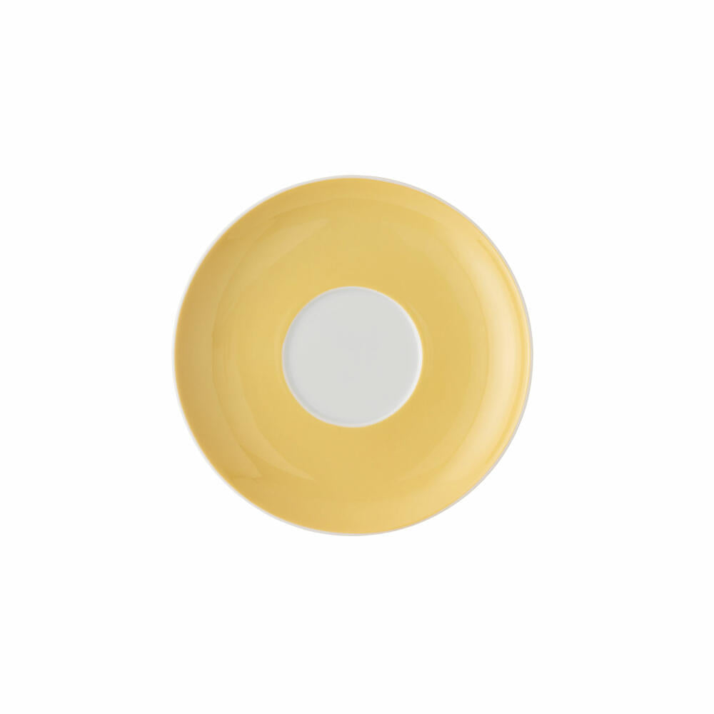 Thomas Cappuccino Saucer Sunny Day Soft Yellow, Saucer, Porcelain, Yellow, 16.5 cm, 10850-408549-14671