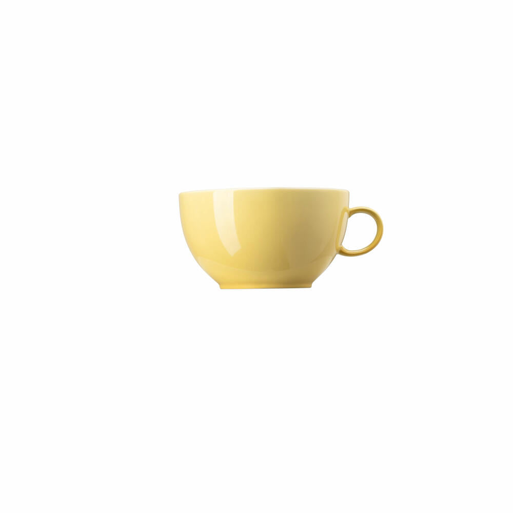 Thomas Cappuccino Cup Sunny Day Soft Yellow, Cup, Upper, Porcelain, Yellow, 380 ml, 10850-408549-14672