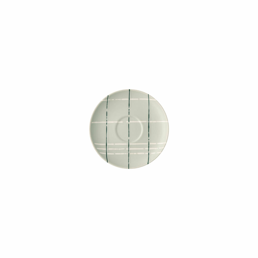 Thomas Espresso-Untertasse Fun Karo Light, Porzellan, Grau, 11.6 cm, 11910-402001-14716