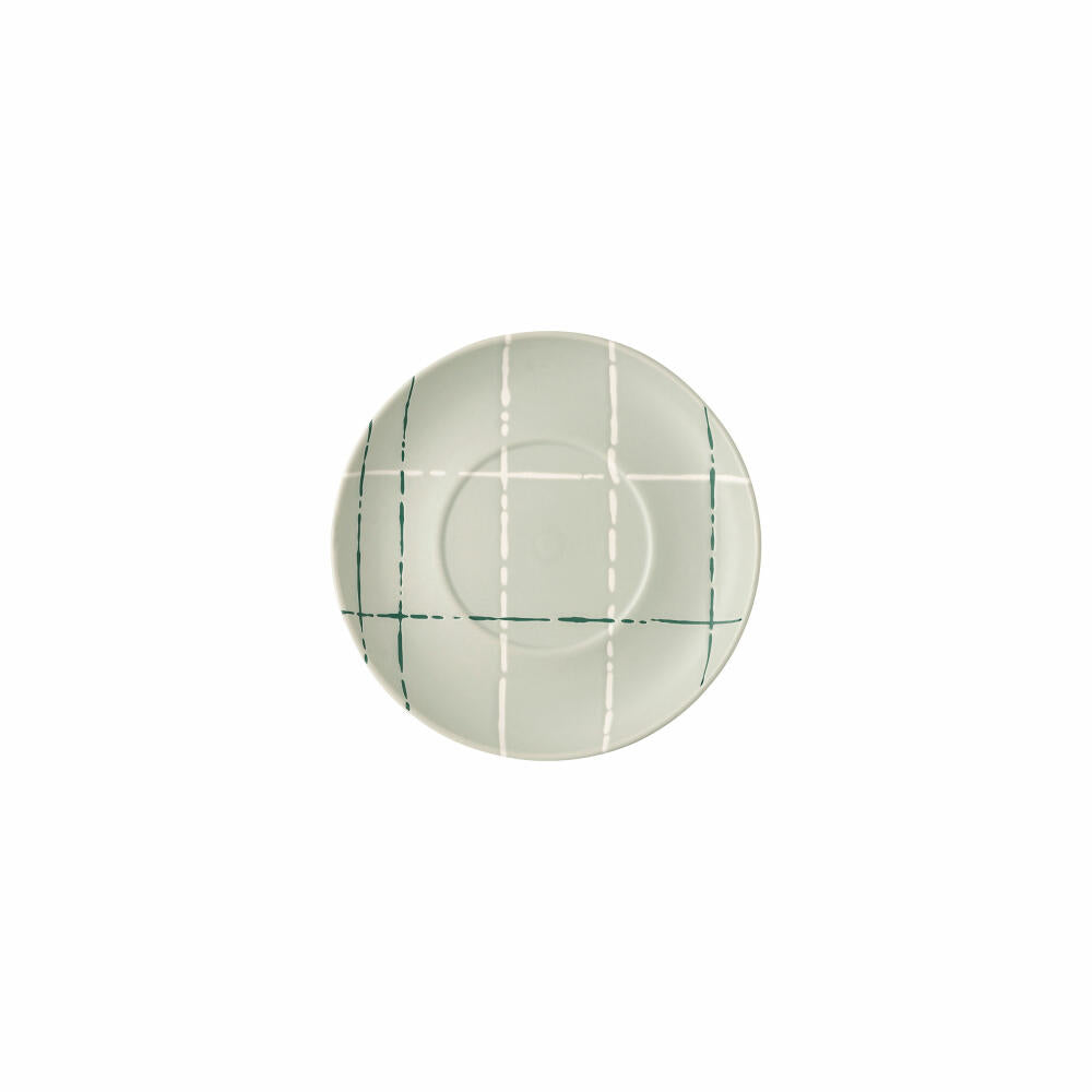 Thomas Kombi-Untertasse Fun Karo Light, Porzellan, Grau, 14.8 cm, 11910-402001-14771