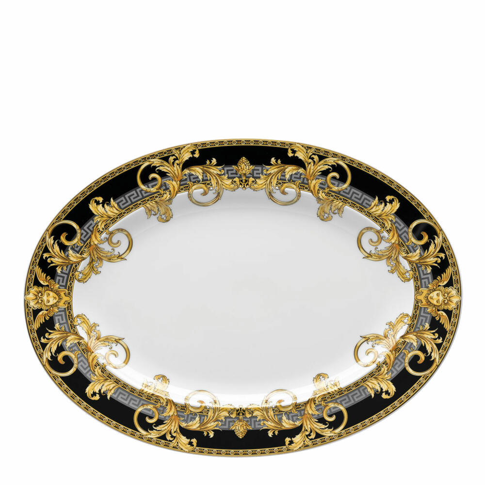 Rosenthal Versace Platter Prestige Gala, Porcelain, 34 cm, 19325-403637-12734