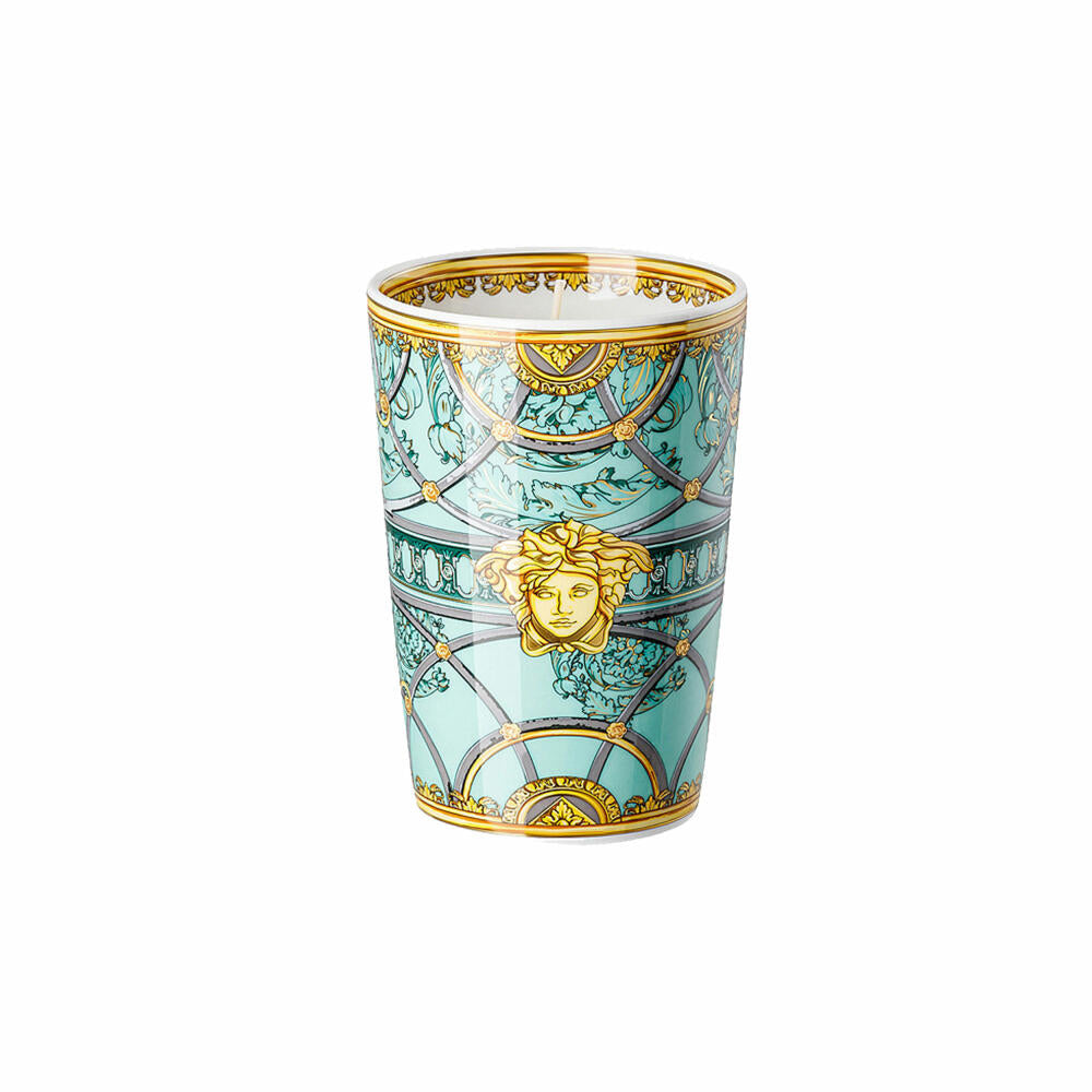 Rosenthal Versace table light 2-piece with scented wax Scala Palazzo Verde, material mix, 14 cm, 14402-403664-24868